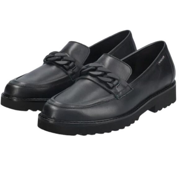 Mephisto New! Salka Loafer Low Lug Heel Lightweight Full-Grain Leather Preppy - Picture 1 of 16